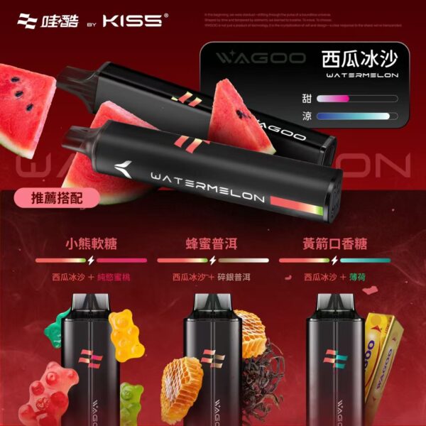💗哇酷 KIS5的高端品牌❣️ WAGOO 6500口新品！🌈KIS5 爆款家族新成員🔥 口感自由混更爽❤️ 限時滿10送1！